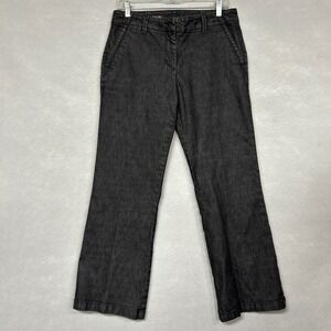 Talbots Heritage Jeans Women's 10P/30 Signature Boot Black Basic Casual Pockets